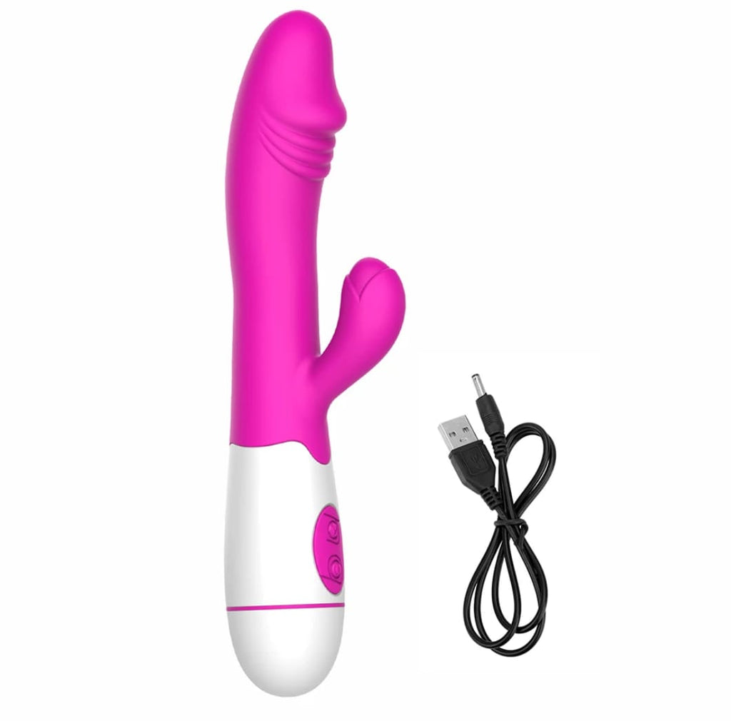 Vibrador Funny # 2 doble estimulo recargable