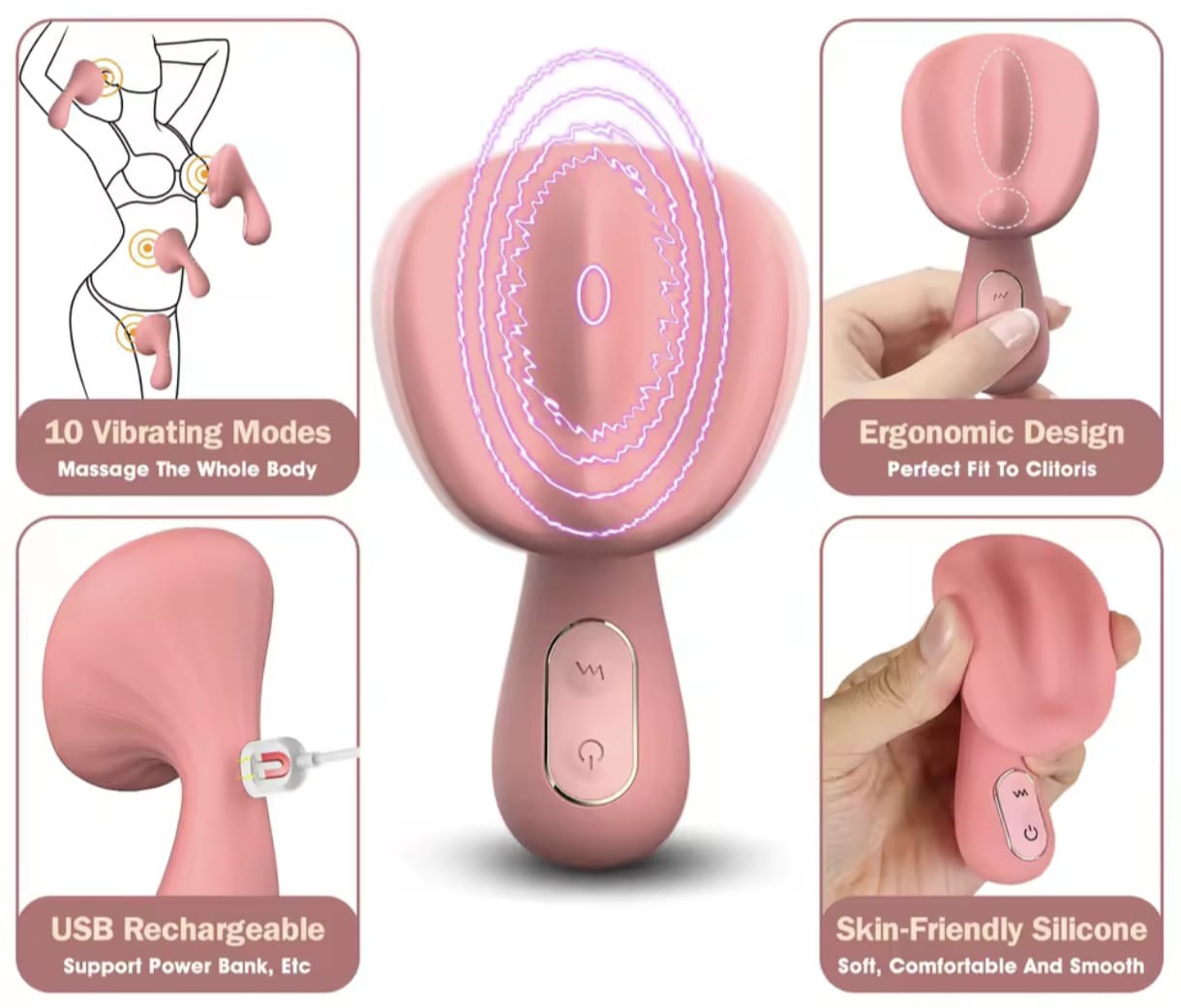 Estimulador de vulva y clítoris Emily
