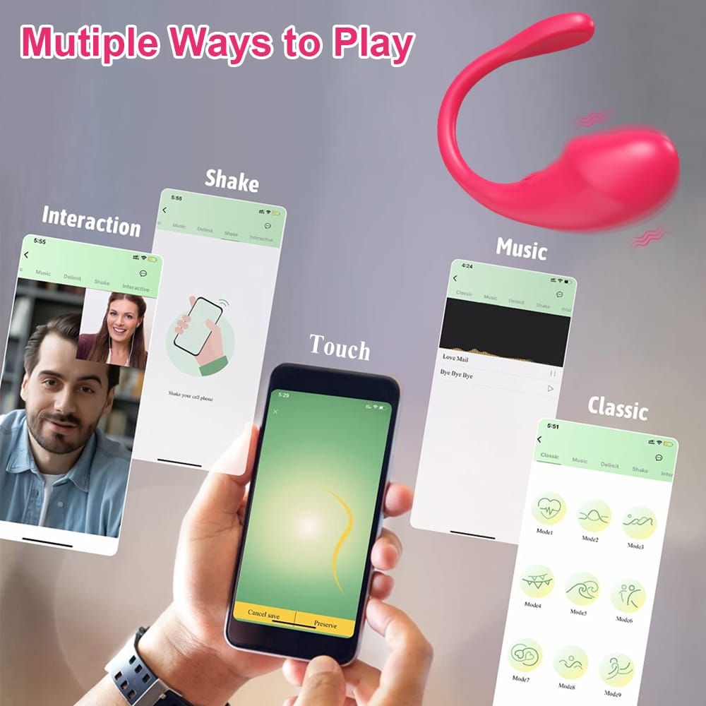 Vibrador Lush 2 APP mundial Imitación