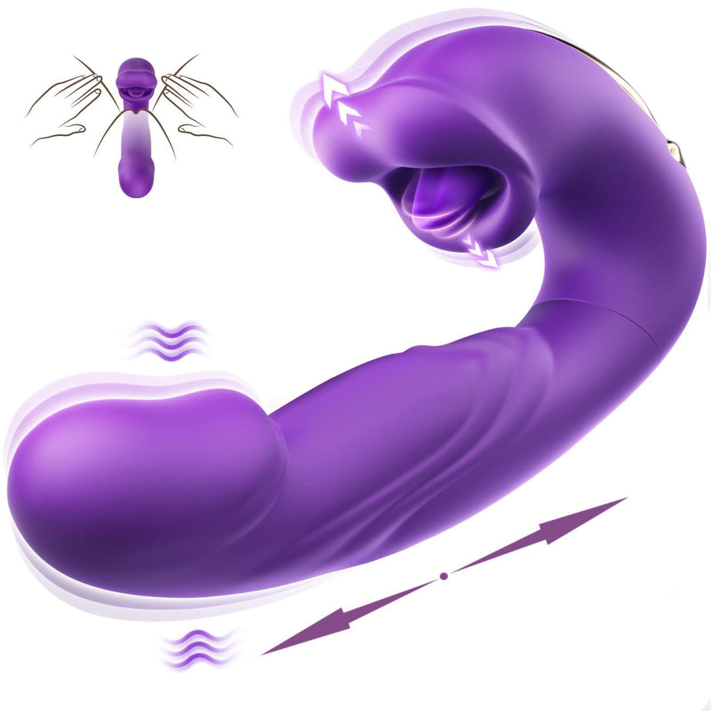 Vibrador Victoria con Boca Recargable