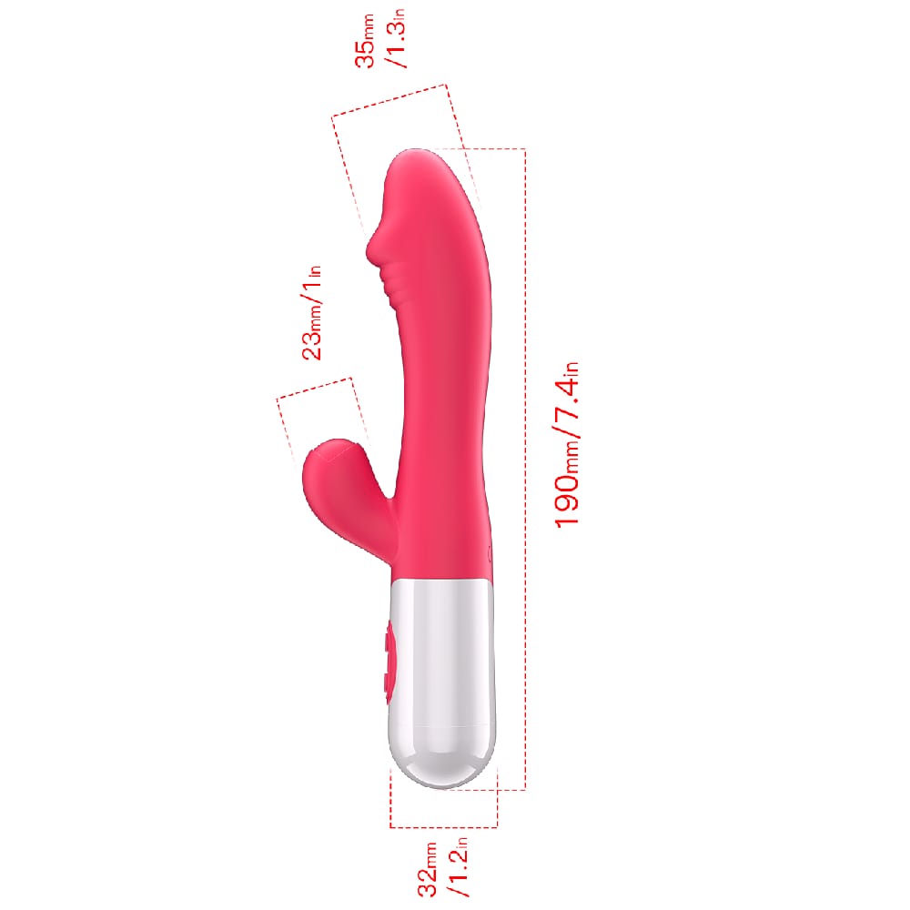 Vibrador Funny # 2 doble estimulo recargable