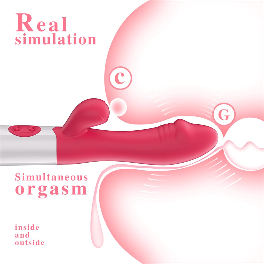 Vibrador Funny # 2 doble estimulo recargable