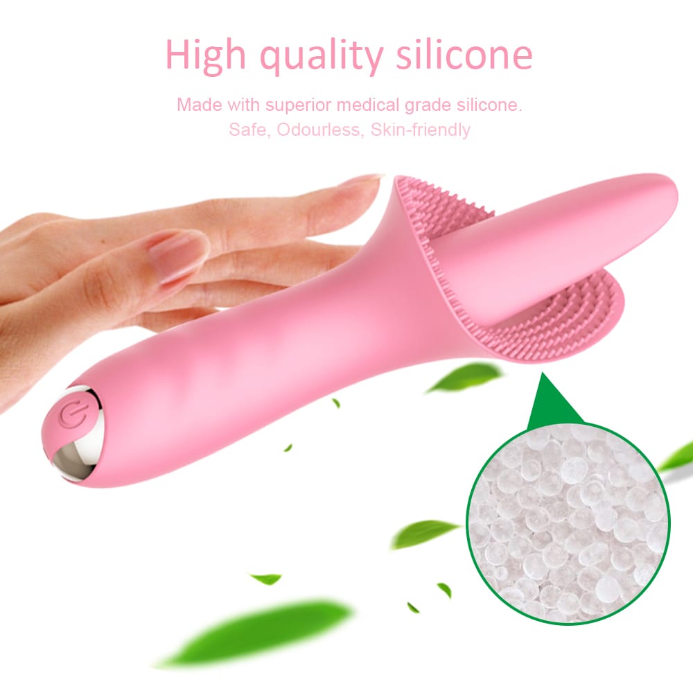 Lengua Vibrador de Silicona
